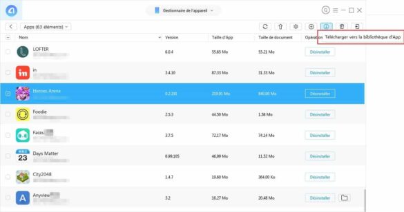 Gestion des applications iOS depuis un ordinateur avec AnyTrans