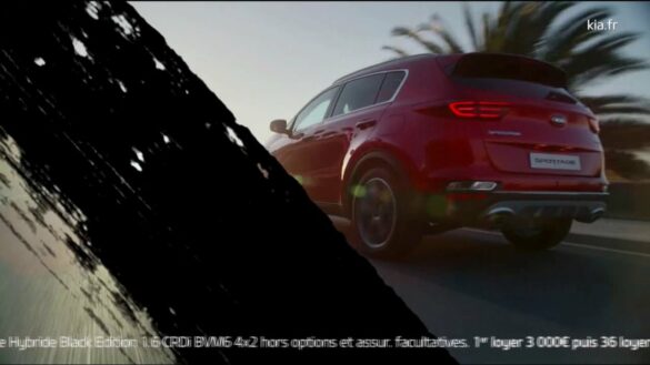 Noir musique pub Kia Sportage