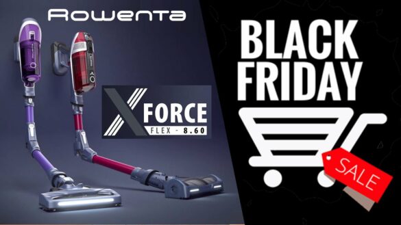 Promo Black Friday Rowenta XForce Flex 8.60 Allergie : aspirateur balai sans fil pliant