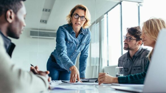 réunion de lancement de projet