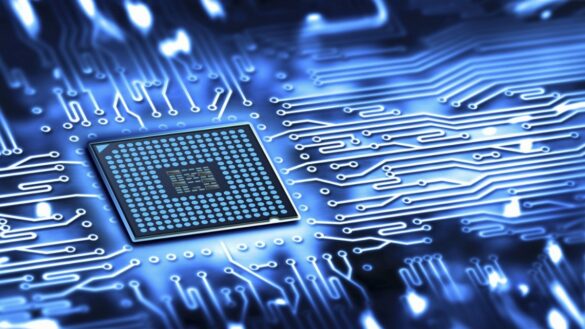 Une puce pour les appareils électroniques.