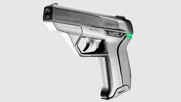 Un pistolet intelligent comme dans les films futuristes.