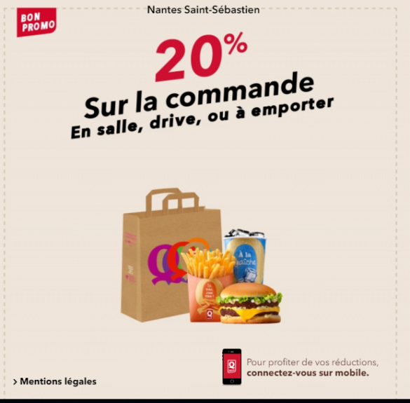 bon réduction promo quick