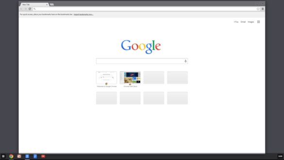 Accueil Google Chrome