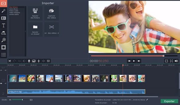 Découper une vidéo avec Movavi Video Editor