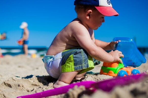 Jouet bébé plage