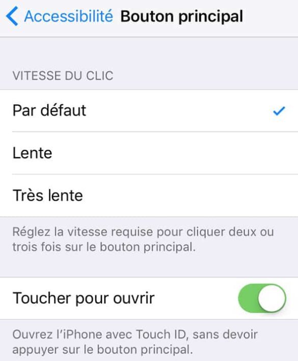 deverrouiller iPhone TouchID