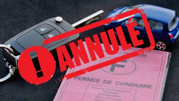Annulation du permis de conduire
