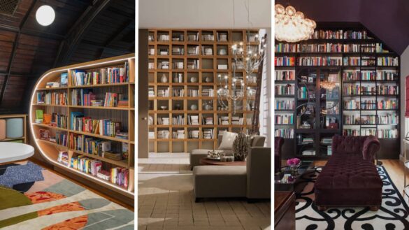 utiliser une bibliothèque dans la décoration d'intérieur