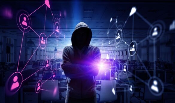 Un cybercriminel à l'acrtion