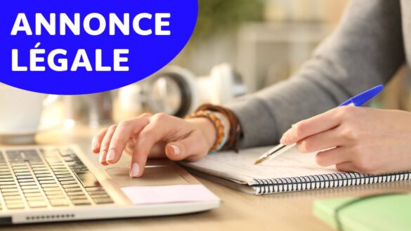 annonce légale