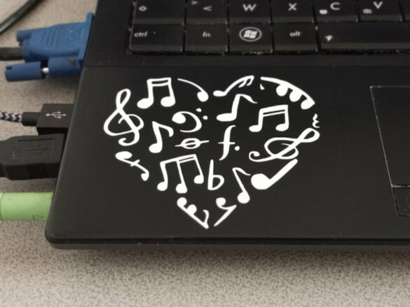 Autocollant pour ordinateur