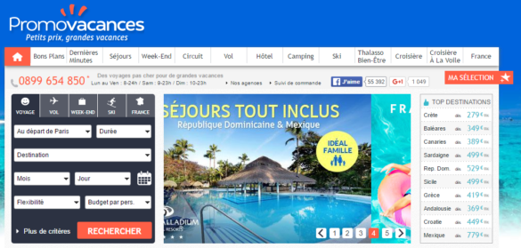 code promo promovacances