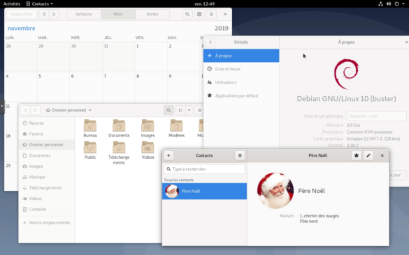 gnome sur debian