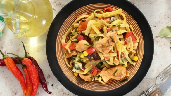 recette bami plat nouilles