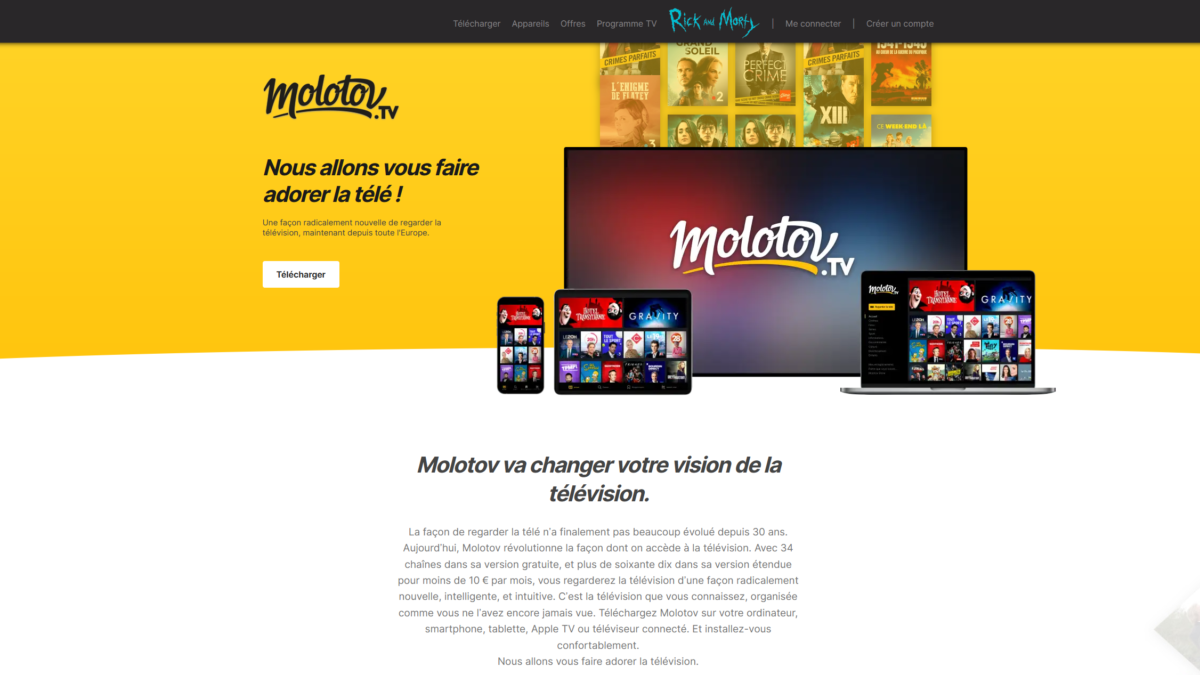 Regardez la télévision de différentes manières avec l’application Molotov