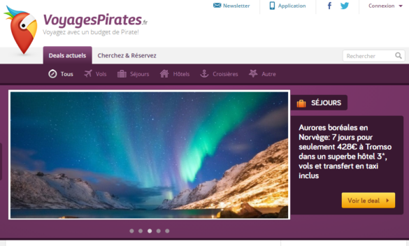 Avis du site pirates voyages