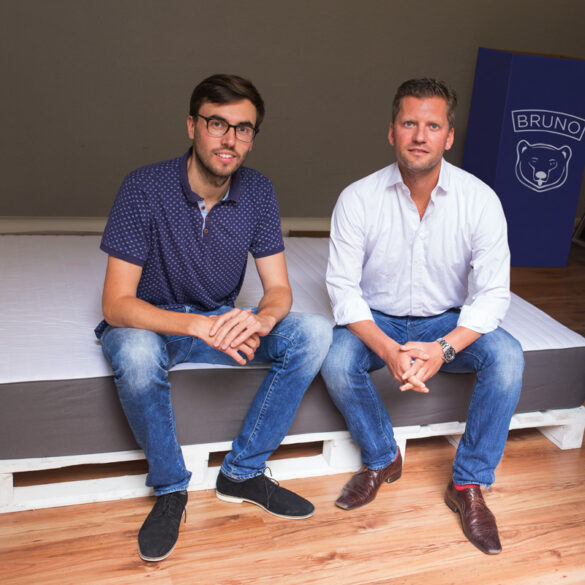 Felix Baer et Andreas Bauer, fondateurs de la marque Bruno.