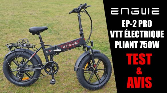 Vélo électrique Engwe EP-2 PRO : test et avis du fat bike pliant