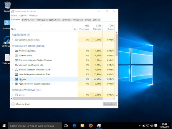 C'est quoi le bouton Cortana dans Windows 10 ?