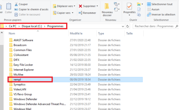 C'est quoi le dossier bin ?