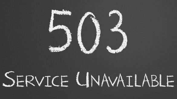 C'est quoi l'erreur 503 ?