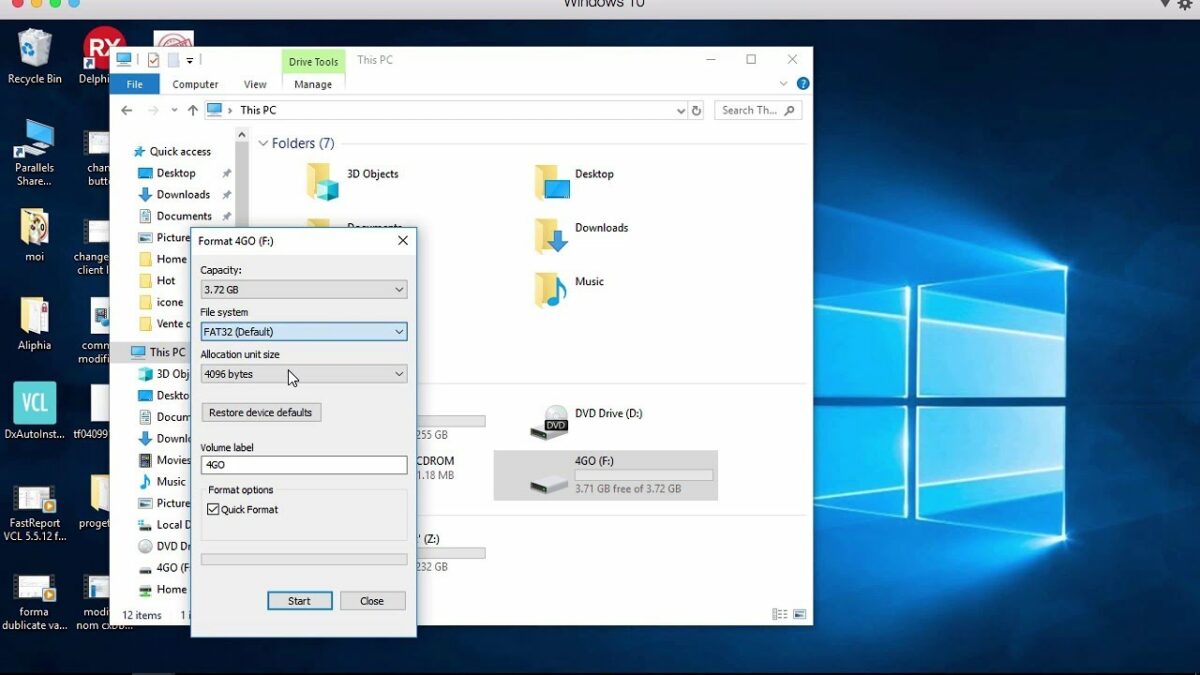 Comment Formater une clé USB FAT32 ?