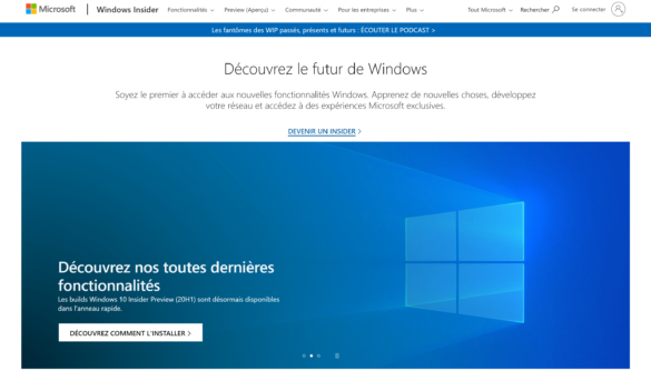 Comment accéder au programme Windows Insider ?