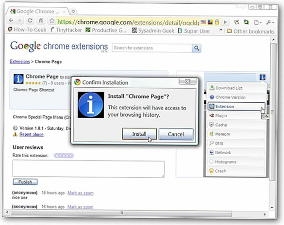 Comment accéder aux Extensions de Google Chrome ?