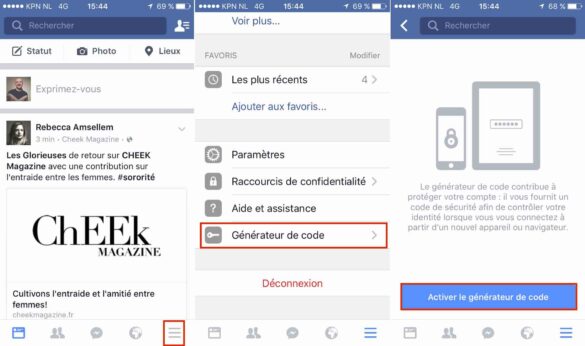 Comment activer la double authentification sur Facebook ?