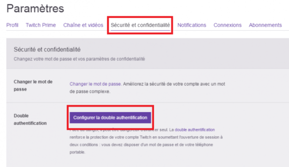 Comment activer l'authentification ?