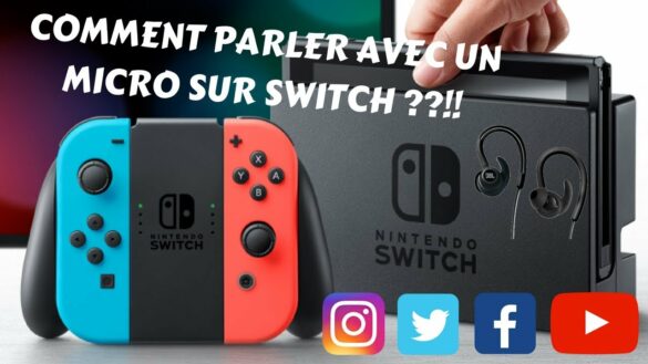 Comment activer le micro sur switch sans casque ?