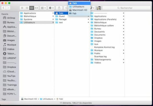 Comment afficher l'arborescence des dossiers sur Mac ?