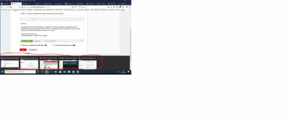 Comment afficher les onglets des fenêtres Internet ouvertes ?
