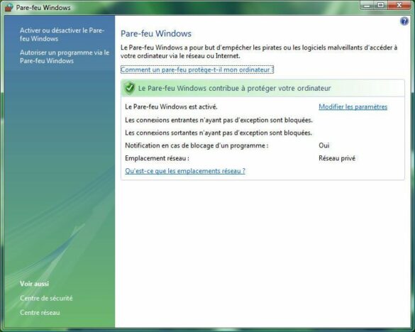 Comment ajouter une exception au Pare-feu ?