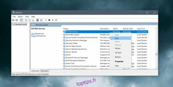 Comment arrêter une restauration système en cours ?