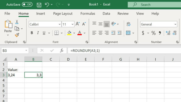 Comment arrondir à 05 sur Excel ?
