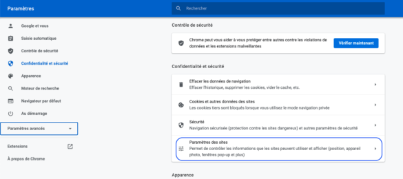 Comment autoriser le partage d ecran ?