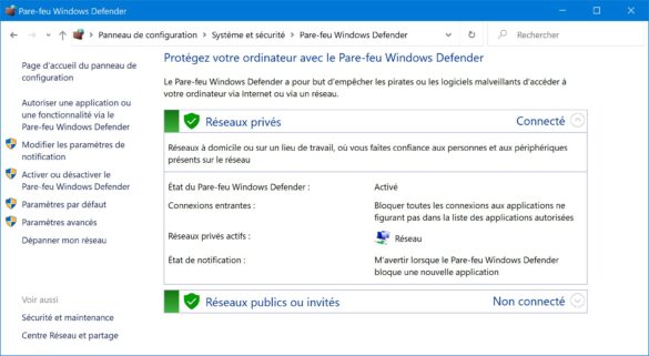 Comment bloquer application Pare-feu Windows ?