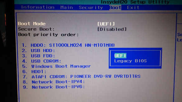 Comment booter sur une clé USB sans bios ?