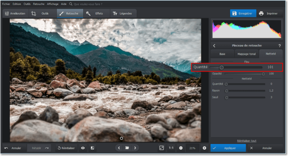 Comment cacher une partie d'une photo ?