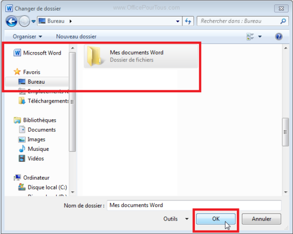 Comment changer la police d'un nom de dossier ?