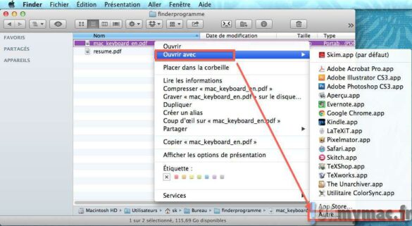 Comment changer le programme d'ouverture par défaut Mac ?