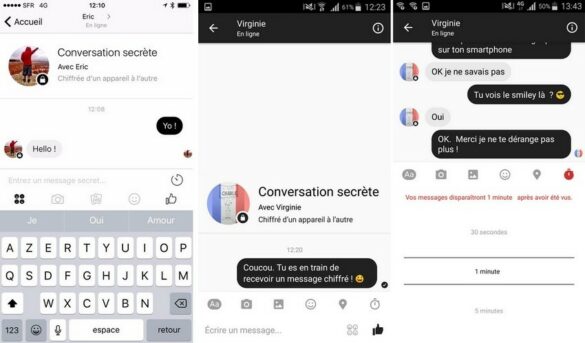 Comment comparer les clés sur Messenger ?