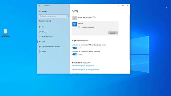 Comment configuré le VPN gratuit ?
