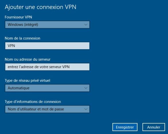 Comment configurer VPN Free ?