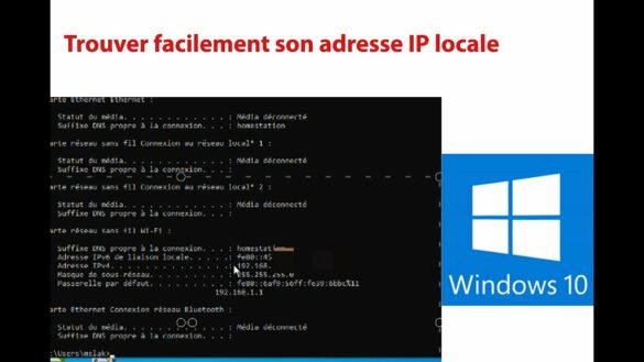 Comment connaître son adresse du serveur ?