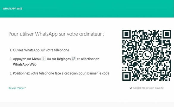 Comment connecter WhatsApp sans QR Code ?