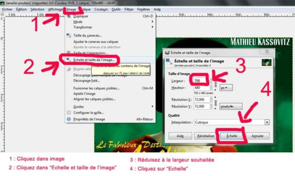 Comment conserver la qualité d'une image en l'envoyant ?