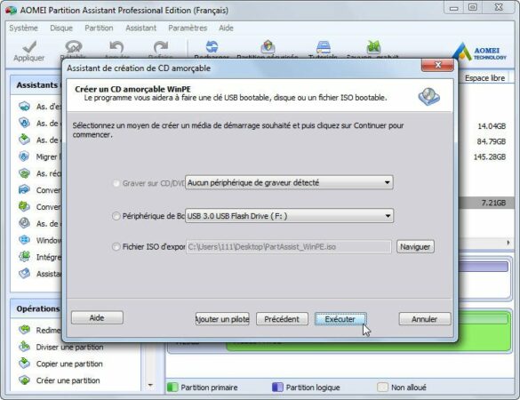 Comment créer un disque dur bootable ?